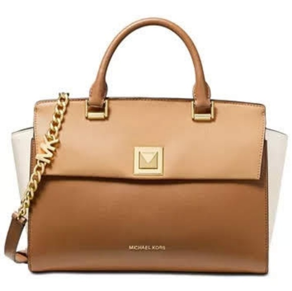 🌸SALE🌸Michael Kors Tricolor Satchel - Picture 1 of 8